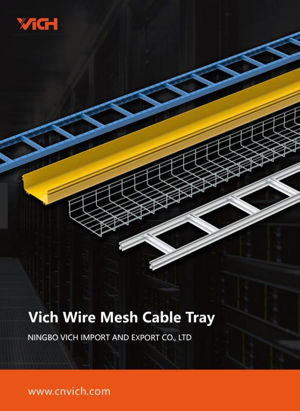 The catalog of wire mesh cable trays in Vich